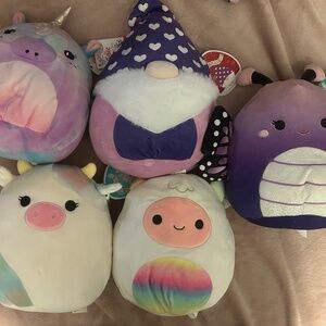 NWT lot of 5 Squishmallows